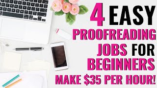 Online Proofreading Jobs for Beginners That Pay 35Hour  Start Working From Home Today [upl. by Honebein]