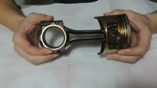 How to separate a piston from a connecting rod [upl. by Sioled889]