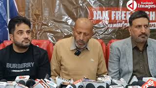 MP North Kashmir Er Rashid interacts with the media during a press briefing at Srinagar [upl. by Det]