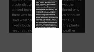 A Weather Tumblr Post [upl. by Aicilaana]