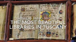 Italy Tuscany  The Most Beautiful Libraries of Tuscany [upl. by Agle]