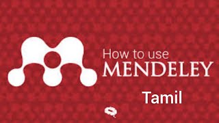 How to Use Mendeley Tamil [upl. by Erreid]