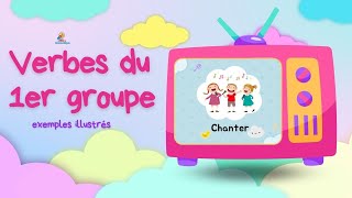 Verbes du 1er groupe  Exemples illustrés  Développer votre vocabulaire  Conjugaison  Vocabulaire [upl. by Wolf]