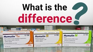 Humulin N Vs Humulin R Vs Humulin 7030 Review  Insulin N Vs Insulin R Vs Insulin 7030 In Urdu [upl. by Hcra]