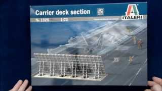 Italeri Carrier Deck Section 172 [upl. by Surovy]