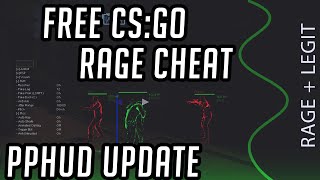 FREE CSGO HACK RAGE CHEAT  LEGIT HACK PPHUD UPDATED UNDETECTED [upl. by Anirtik]