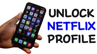 How to Unlock Your Profile on Netflix [upl. by Cornelie]