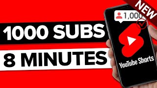 How To Get 1000 Subscribers on YouTube in 8 minutes real results [upl. by Rim]