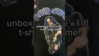 unboxing billie eilish tshirt unboxing tshirt billieeillish [upl. by Yemar]