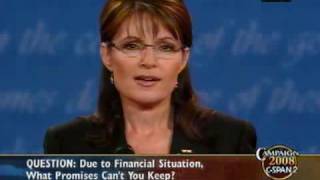 CSPAN Full Vice Presidential Debate with Gov Palin and Sen Biden [upl. by Luce240]