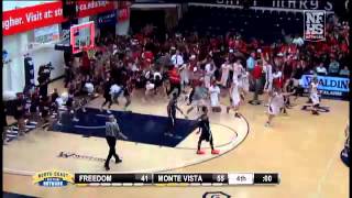 Eric Dobberpuhl scores final basket as Monte Vista Celebrates the win [upl. by Ballard]