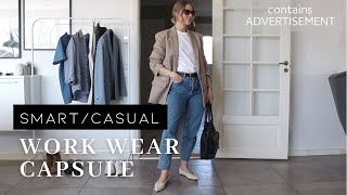 10 piece smartcasual work wear capsule  Checklist amp outfit ideas [upl. by Gruchot928]