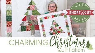 FREE Pattern Charming Christmas  Shortcut Quilt  Fat Quarter Shop [upl. by Oemac999]