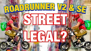 Electric scooter EMOVE RoadRunner V2 amp SE Street legal vs Law breaker 1200 mile review and trip [upl. by Ylurt]