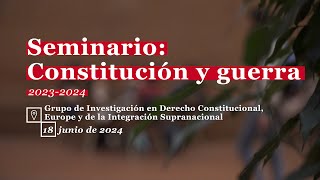 Seminario Constitución y guerra [upl. by Adlin]