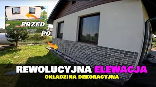 😱 NAJPROSTSZA ELEWACJA W POŁOŻENIU czyli AMK OKŁADZINA DEKORACYJNA 😍 PROSTY I SZYBKI MONTAŻ [upl. by Voltz]