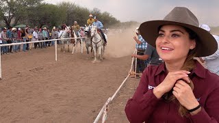 CARRERAS de CABALLOS en El Jaguey  ALMA Coronel [upl. by Ribaudo]