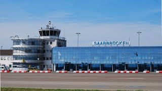 Sommerflugplan 2017 am Flughafen Saarbrücken SCN  aéroport de Sarrebruck SCN [upl. by Negrom]