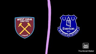 West ham vs Everton reaction 😱😎 [upl. by Adlaremse310]