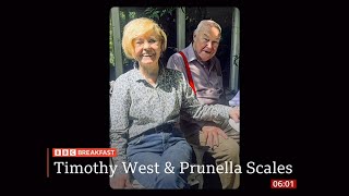 Timothy West amp Prunella Scales  60 years of marriage interview UK 15Nov2023 [upl. by Egiaf]