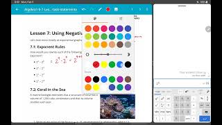 IM Algebra 1 Unit 5 Lesson 7 Activity 1 [upl. by Chaffee637]