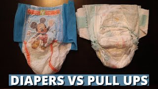 Diapers vs Pull Ups  Whats the Difference amp Which is Better [upl. by Imeaj]