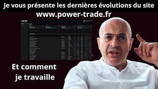 Les dernières évolutions du site wwwpowertradefr [upl. by Ettenel]