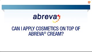 Using Abreva® with Makeup  Abreva® FAQ [upl. by Eiryt]