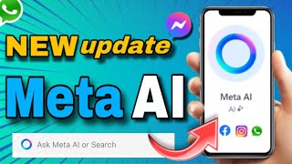 What Is Meta Al  New update for messenger and whatsapp metaai ai [upl. by Shurlock523]