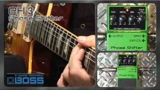 BOSS PH3 Phase Shifter BOSS Sound Check [upl. by Eejan110]