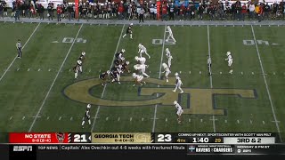 NC State vs Georgia Tech Exciting Ending  2024 College Football [upl. by Aiak818]