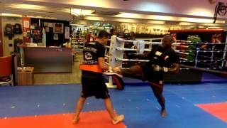 Life at Impakt  Alain Muay Thai Training [upl. by Burkley568]