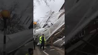 MAJOR Scaffolding Collapse North West London [upl. by Eittah]