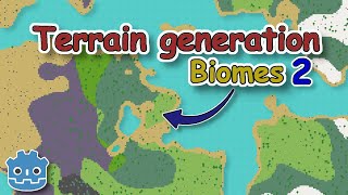 Godot Procedural Generation with BIOMES tutorial part 2 [upl. by Bullis]