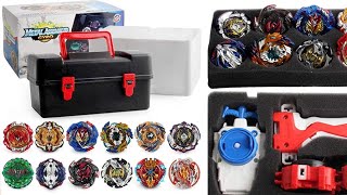 Unboxing 12 Beyblades Burst Evolution Metal Fusion  Beyblade Reviews [upl. by Aisilef]