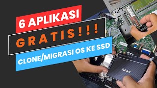 6 Aplikasi Gratis untuk CloneMigrasi OS ke SSD [upl. by Nibas66]