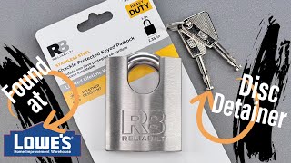 1610 Lowes’ “New” Reliabilt Padlock… [upl. by Eirek]