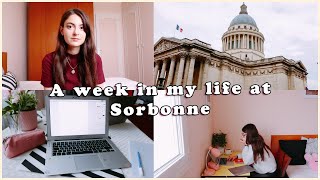 A Week in My Life at Sorbonne 📚🏛 studying abroad in Paris France VLOG [upl. by Fawnia661]