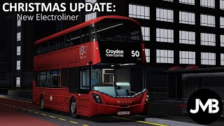 NEW ELECTROLINER Testing out the new Croydon Christmas update [upl. by Haidebej]