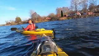 November paddle on Åsunden Ulricehamn [upl. by Ecinert662]