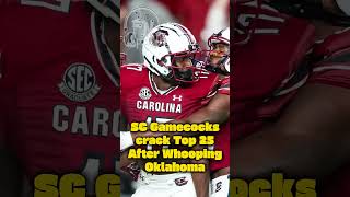 South Carolina Gamecocks Crack Top 25 After Dominating Oklahoma [upl. by Zurek]