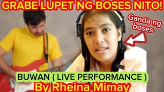 GRABE GANDA NG BOSES NI RHEINA KINANTA ANG BUWAN SIKAT NA KANTA SA PINASKalingapRabOfficial [upl. by Yahska]