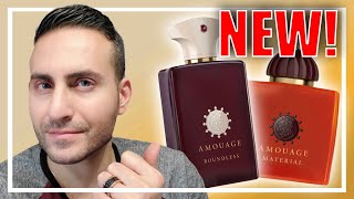 NEW AMOUAGE BOUNDLESS amp MATERIAL FIRST IMPRESSIONS  FRAGRANCE REVIEW  SPICY WOODY amp ORIENTAL [upl. by Notyarb171]