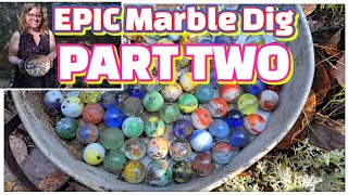 💥 2024 Bottle Digging Dump Digging 10 💥 PART TWO Digging Vintage Marbles © [upl. by Sura]