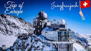 Top of Europe  Jungfraujoch  Train ride to topmost station in Europe [upl. by Card]