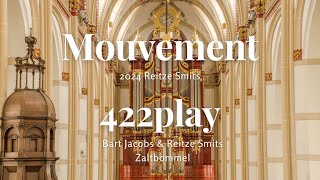 Mouvement  Reitze Smits amp Bart Jacobs Organ duo 422play [upl. by Tiff]