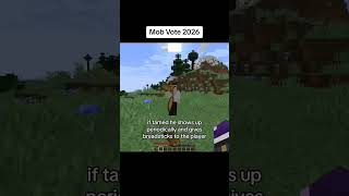 2024 mob vote winner minecraft minecraftmemes gaming mcyt mc [upl. by Aihpled]