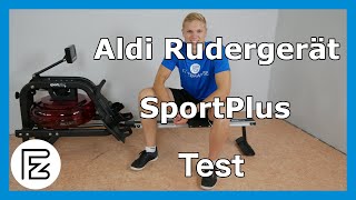 Aldi Rudergerät 2019  Wie gut ist das Wasser Rudergerät von Sportplus [upl. by Ardle967]