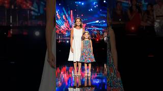 The mother and daughter excite the audience on AGT americasgottalent agt magic shorts [upl. by Eilram719]