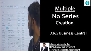 Multiple No Series Creation  D365 Business Central [upl. by Gilpin857]